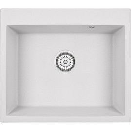 Кухонная мойка GRANULA GR-6001 арктик (белый)