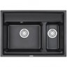 Кухонная мойка GRANULA KITCHEN SPACE KS-7302 черный 7302 CHEPHYII