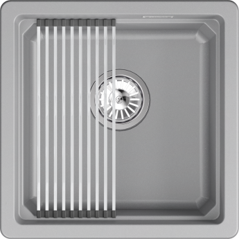 Кухонная мойка GRANULA KS-4501iU Алюминиум
