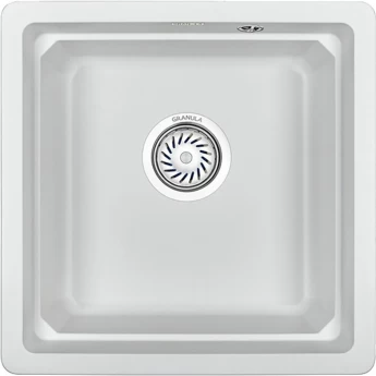 Кухонная мойка GRANULA KS-4501U, арктик (белый)