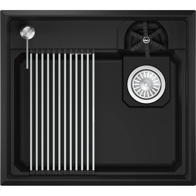 Кухонная мойка GRANULA KS-5807R ЧЕРНЫЙ кварц 5807R CHEPHYII