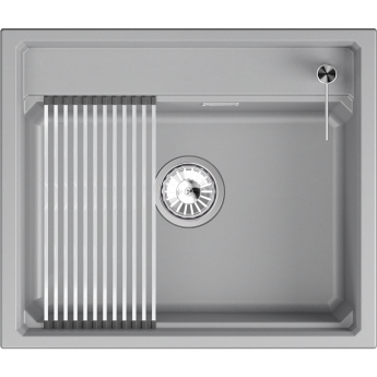 Кухонная мойка GRANULA KS-6003i Алюминиум