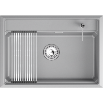 Кухонная мойка GRANULA KS-7301i Алюминиум