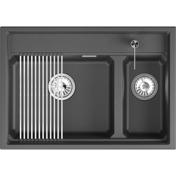 Кухонная мойка GRANULA KS-7302i Черный
