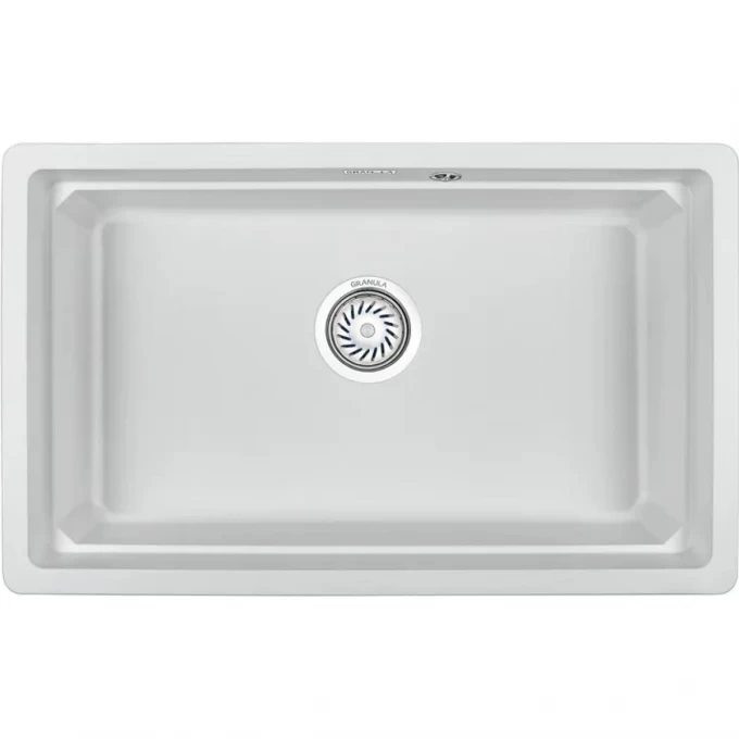 Кухонная мойка GRANULA KS-7303U, арктик (белый) 7303U APKTIK