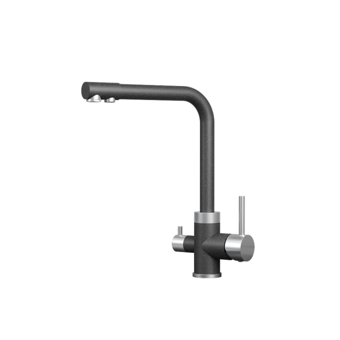 Кухонный смеситель GRANULA 5015 Черный 5015 CHEPHYII Кухонный смеситель GRANULA 5015 Черный 5015 CHEPHYII