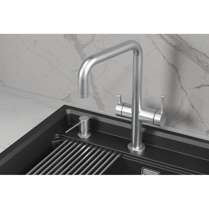 Кухонный смеситель GRANULA KITCHEN SPACE KS-8275 Нерж 8275 HEPJ Кухонный смеситель GRANULA KITCHEN SPACE KS-8275 Нерж 8275 HEPJ