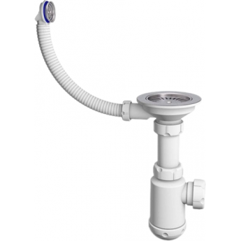 Сифон GRANULA GRAND 31/2 с круглым переливом и винтом ЭКОНОМ