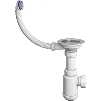 Сифон GRANULA GRAND 31/2 с круглым переливом и винтом ЭКОНОМ (С.Н. 370-11-22)