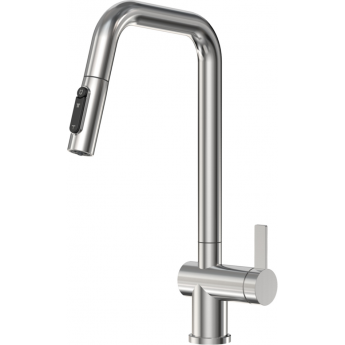 Смеситель GRANULA KS-7273 Сталь сатин