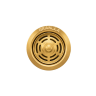 Выпуск кухонной мойки GRANULA для измельчителя, с толкателем, золото FLST gold